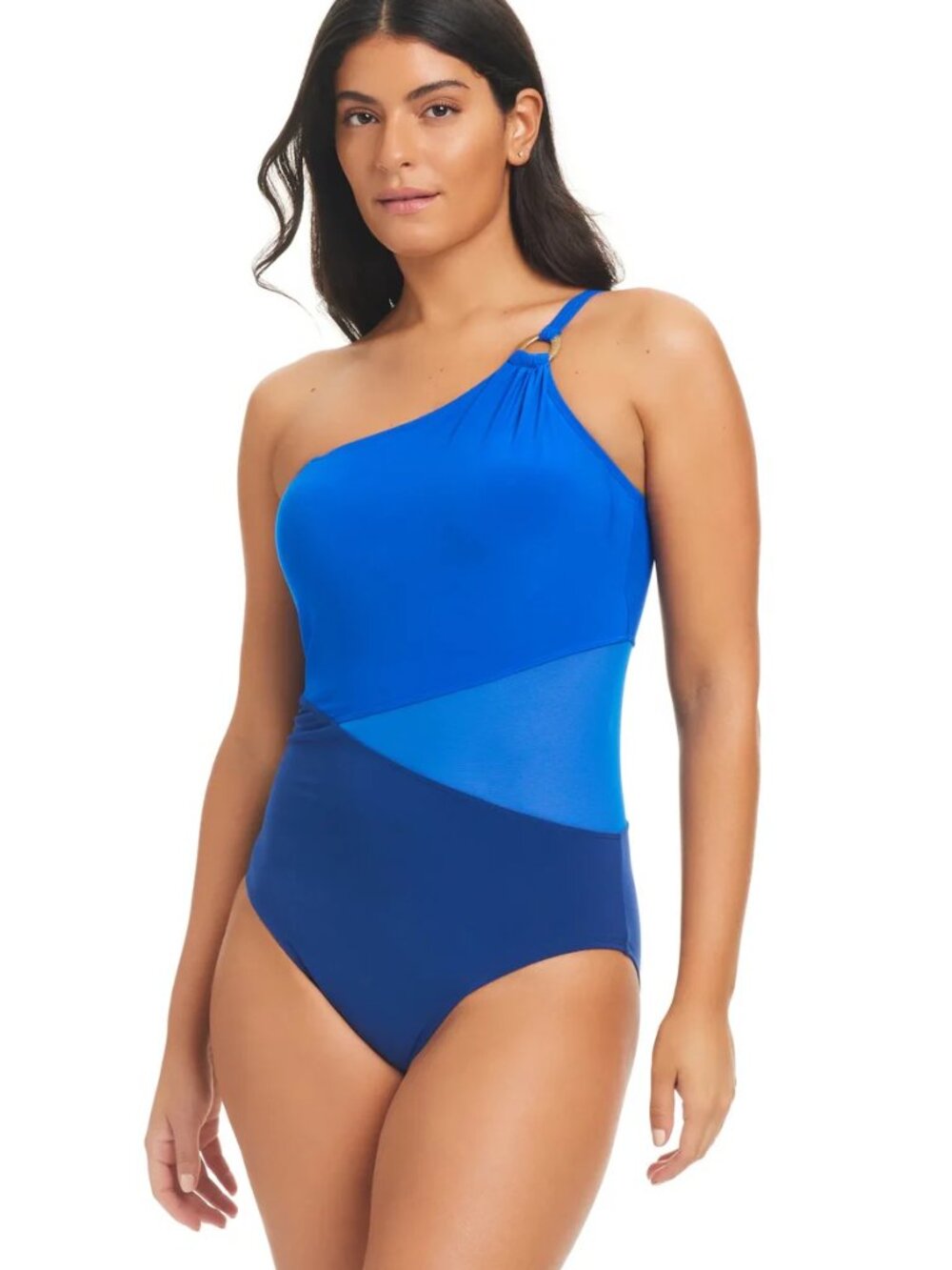 Beyond Control Slimming Blue One-Piece Size 12 NWT